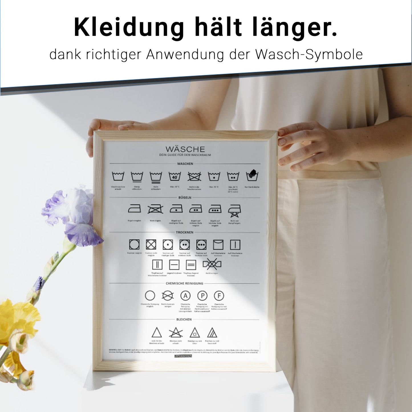 3er-Set "Haushalt": Küchenspickzettel + Saisonkalender + Wasch-Guide